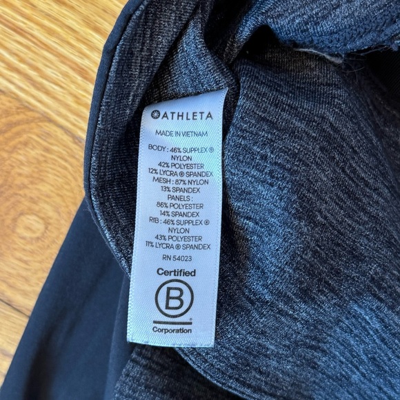Athleta Excursion Hybrid Tight Gray Colorblock Leggings Women’s Size Small - Picture 8 of 11